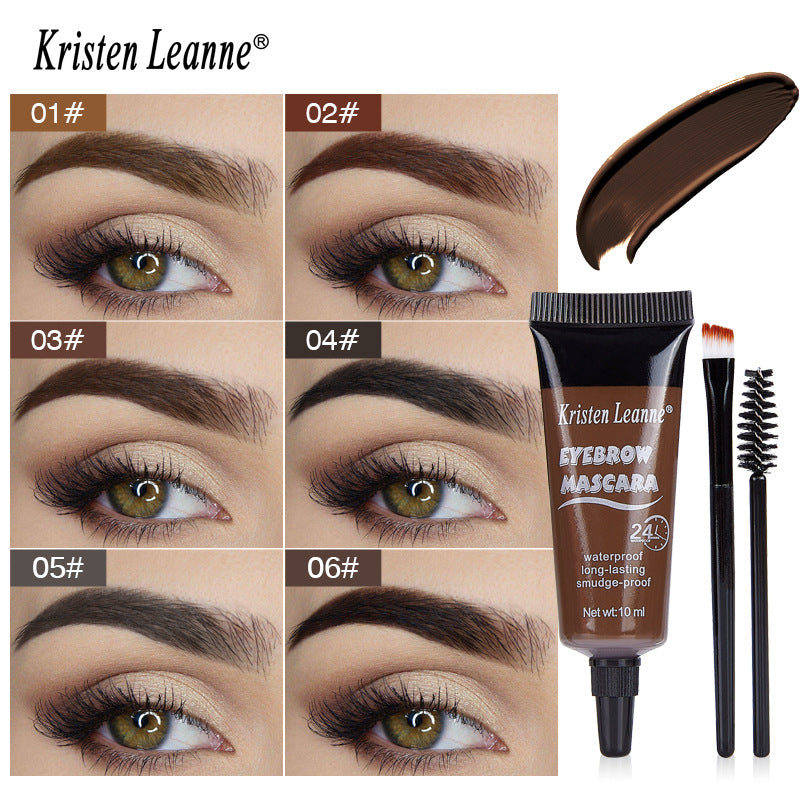 A eyebrow glue waterproof eyebrow dye cream