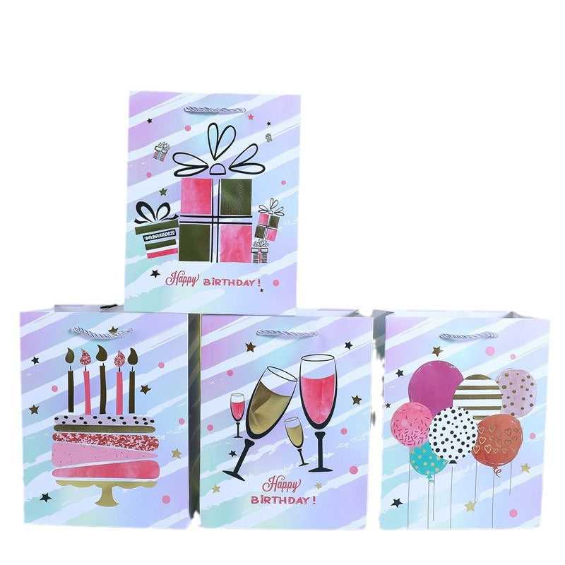 A Birthday Party Series Gift Bag Balloon White Card Tote Bag Party Gift Bag Spot