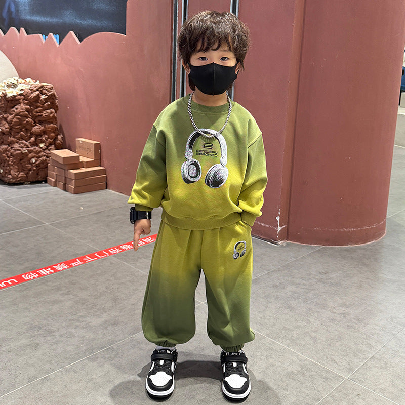 A children's sweater set