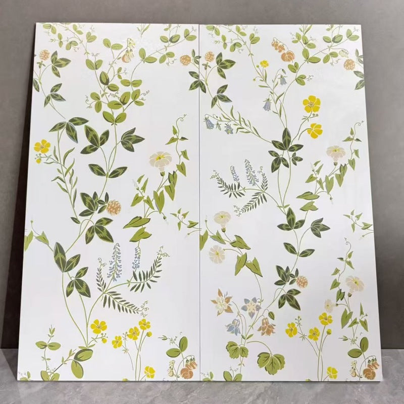 A 600 × 1200 flower tile wall tile