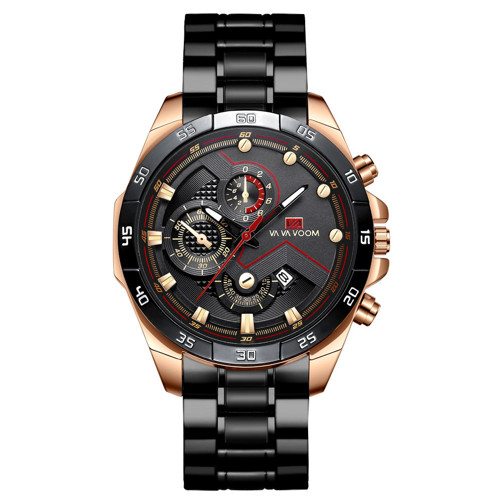 A watch steel chain belt model
