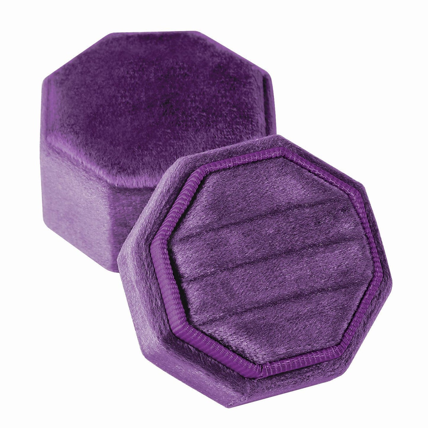 A flannel jewelry box