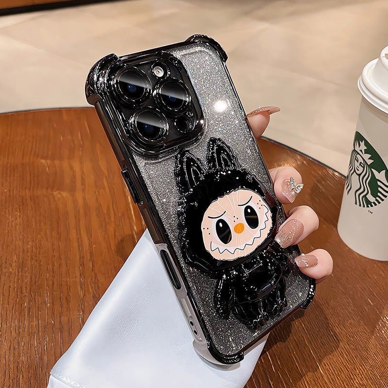 A mirror holder phone case