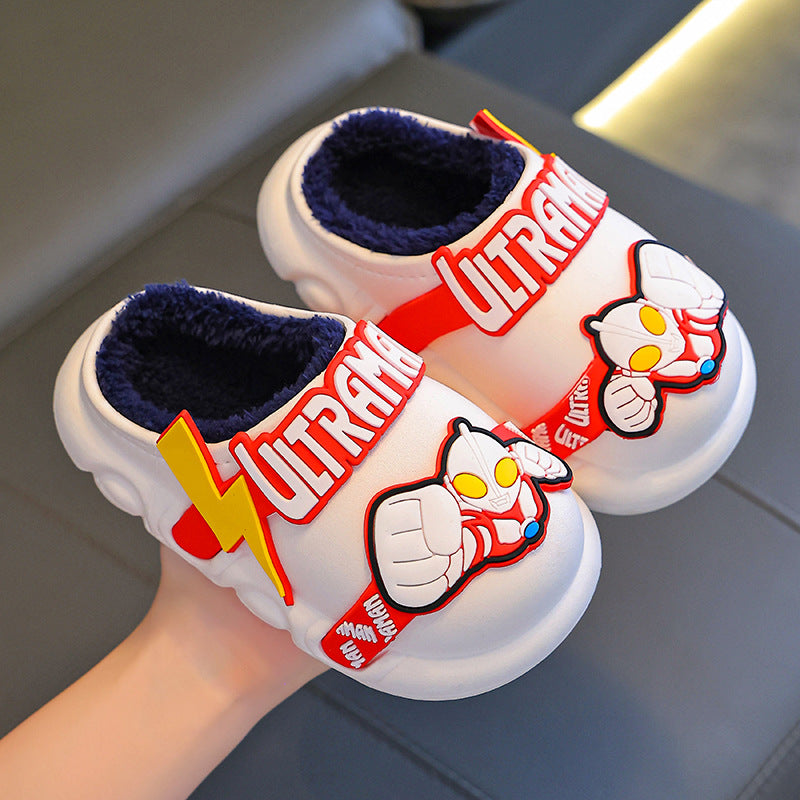 A children's thermal slippers
