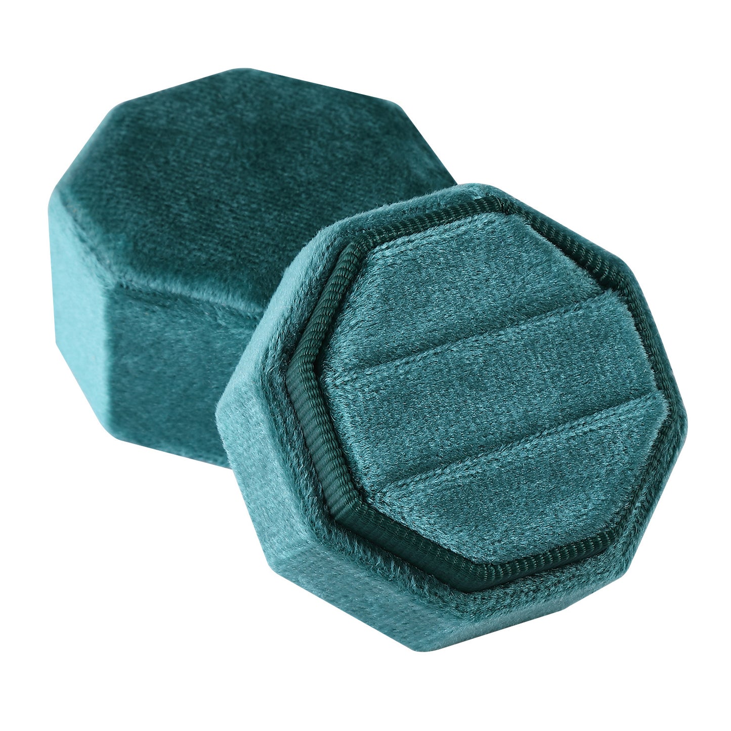 A flannel jewelry box