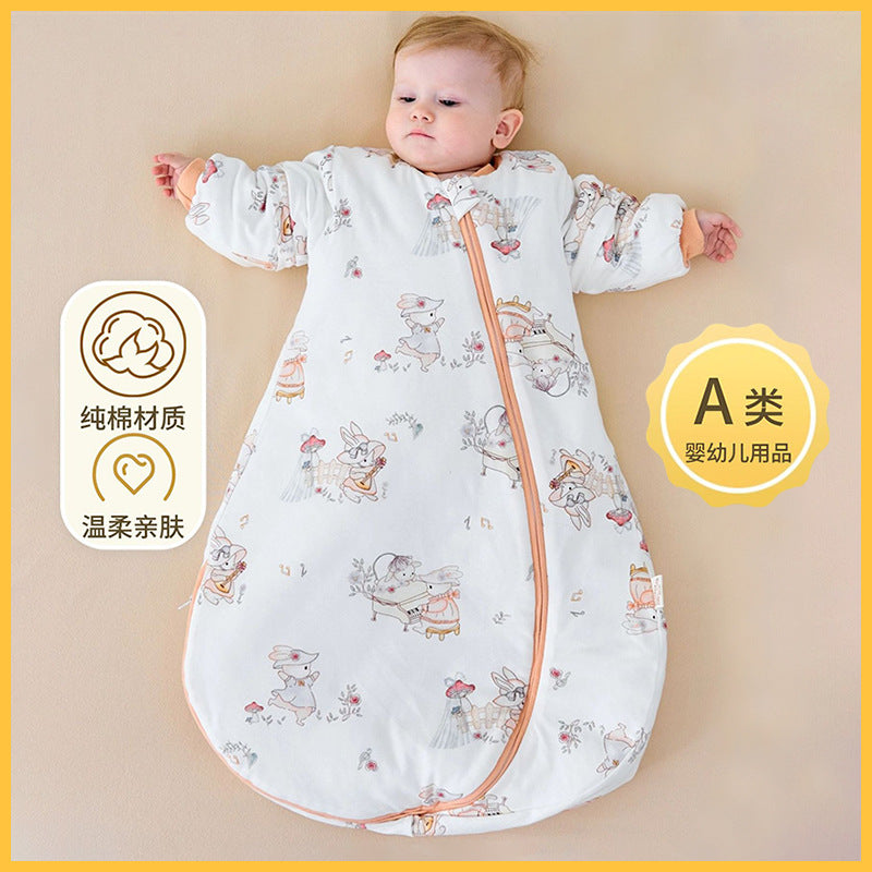 A Children's Baby Thick Pure Cotton Sleeping Bag
