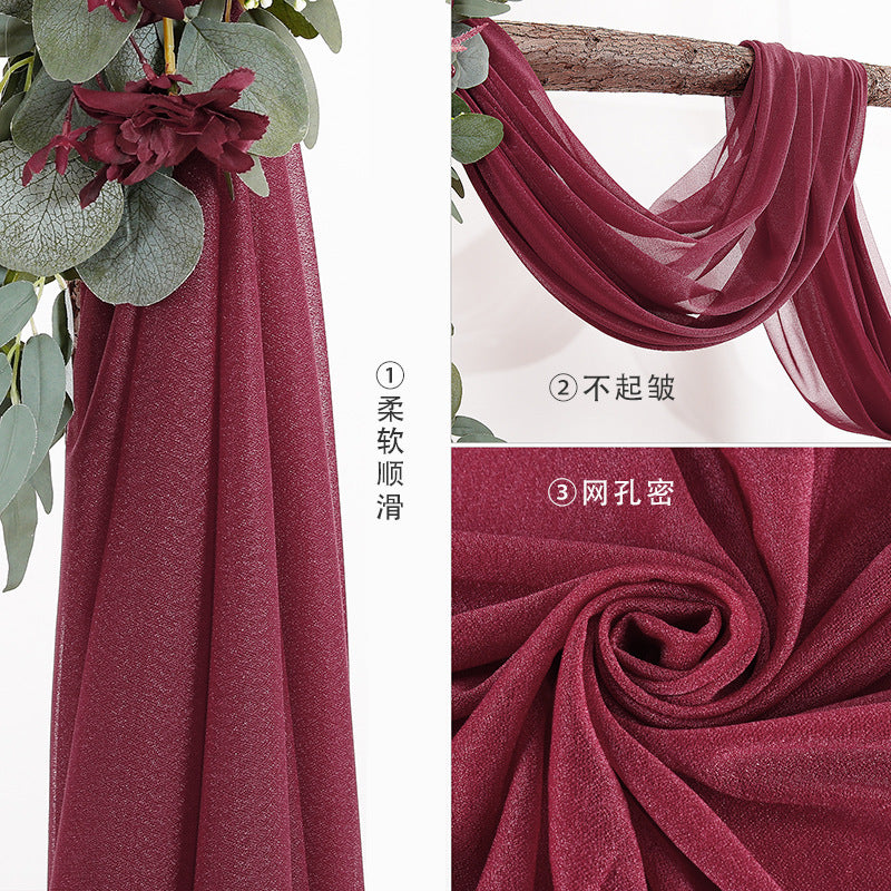 A outdoor curtain decoration