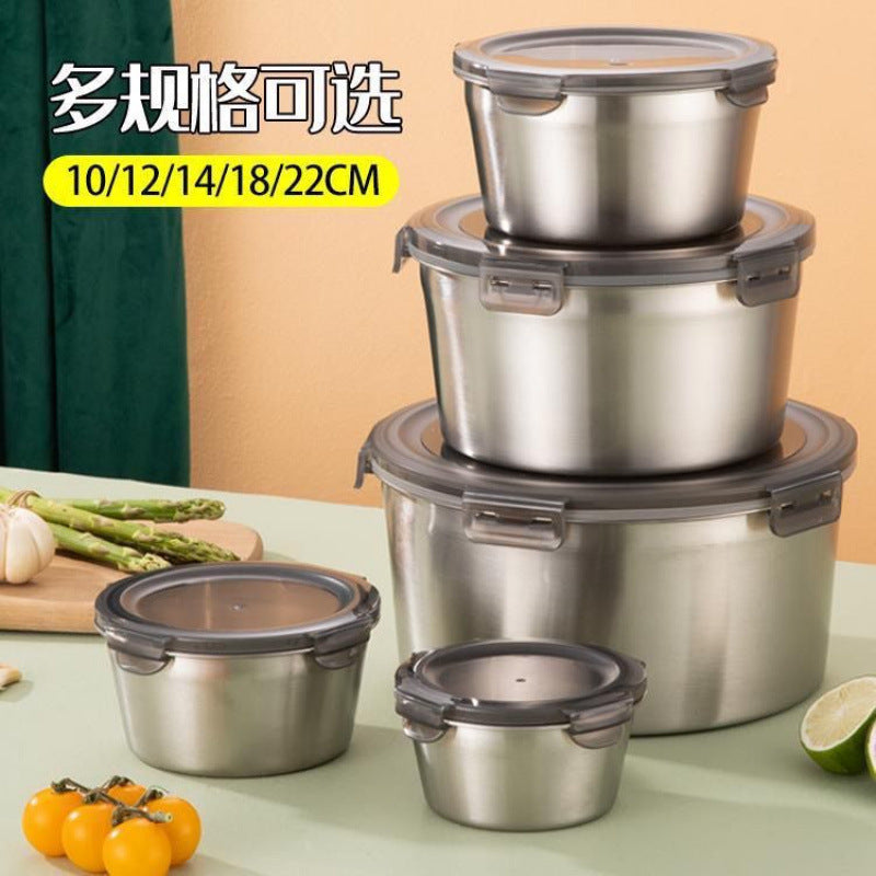A 316 stainless steel airtight food storage container