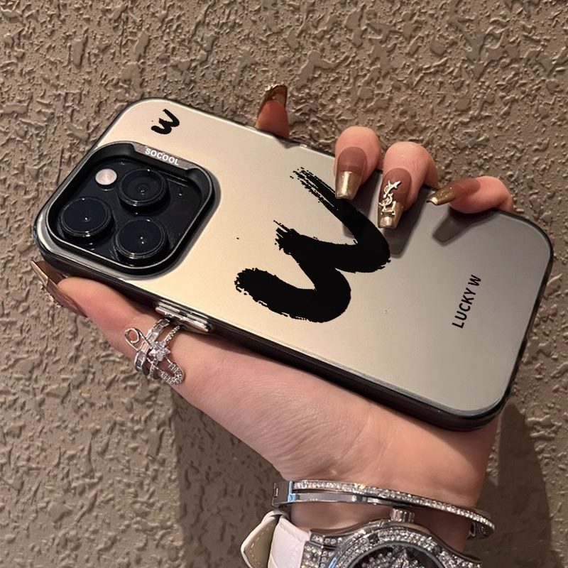 A letter printed mobile phone protective case