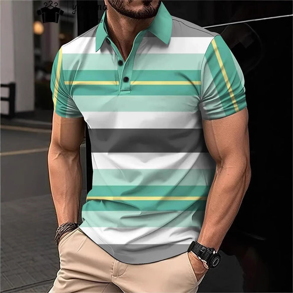 A Men's Short Sleeve Polo Shirt