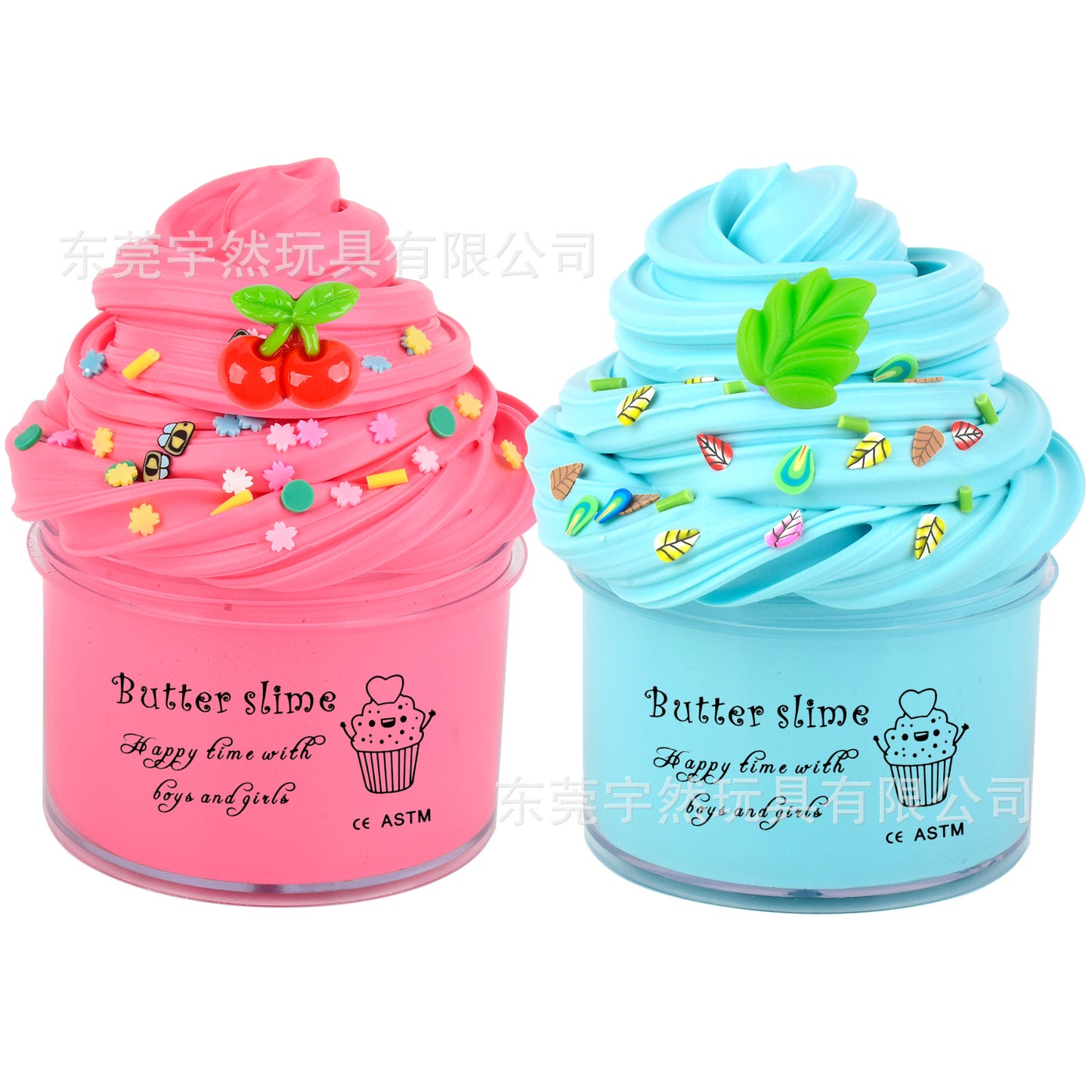 A 60ml Butter Puree Slime Cotton Puree Set