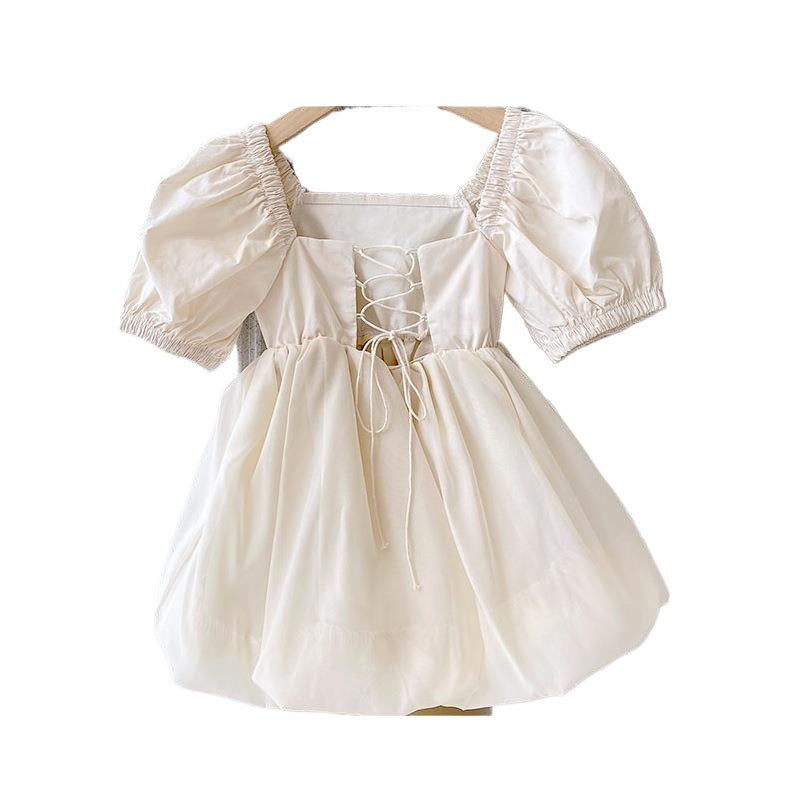 A girls dress summer new baby girl bud fluffy princess dress