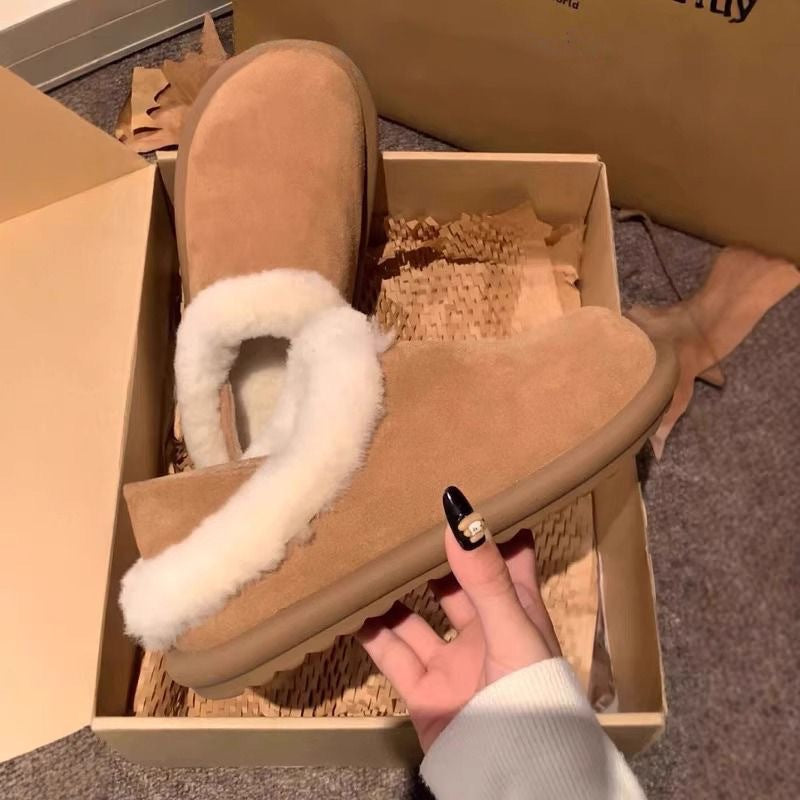 A plush slipper