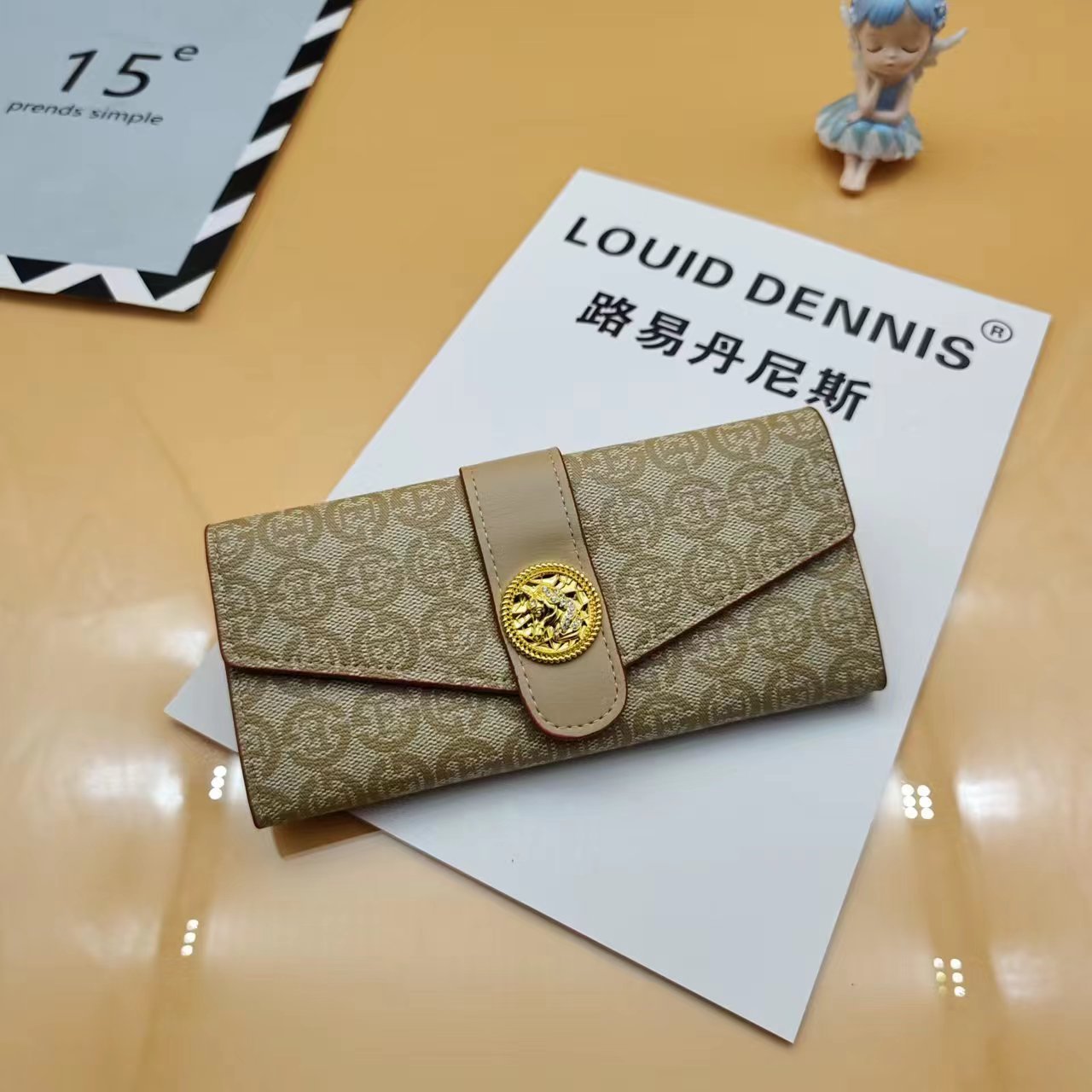 A new wallet, women's long soft wallet, fashionable and simple wallet, multi-card position, large-capacity clutch bag, mother bag. - Mixbatch