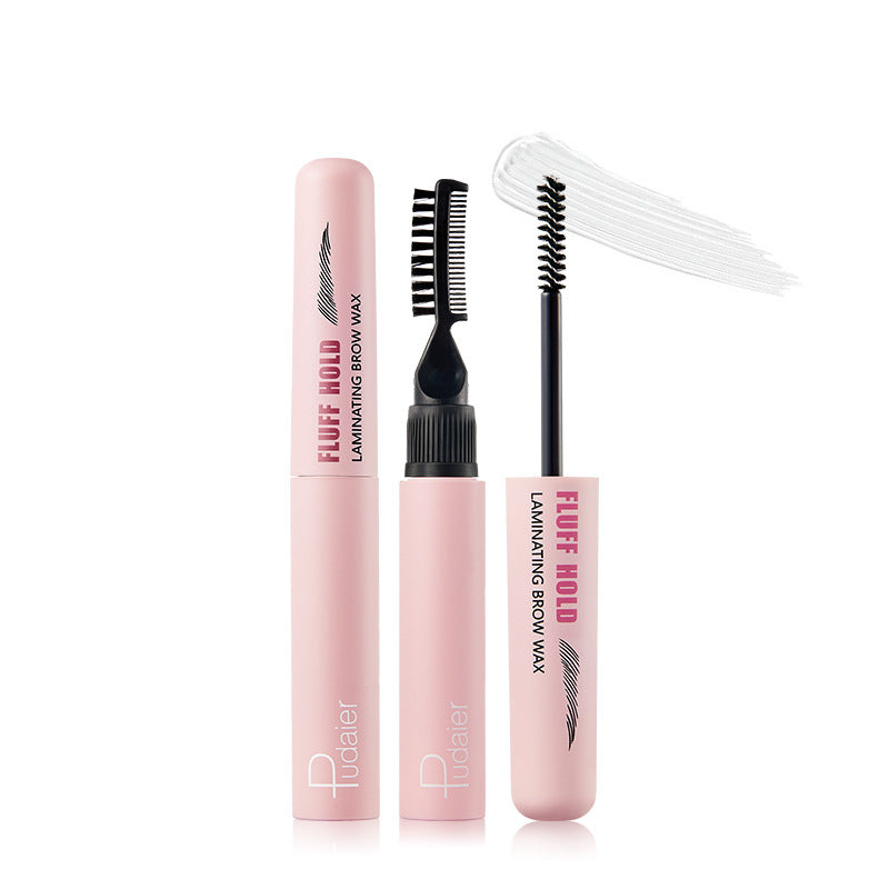A eyebrow double head with eyebrow comb styling eyebrow glue