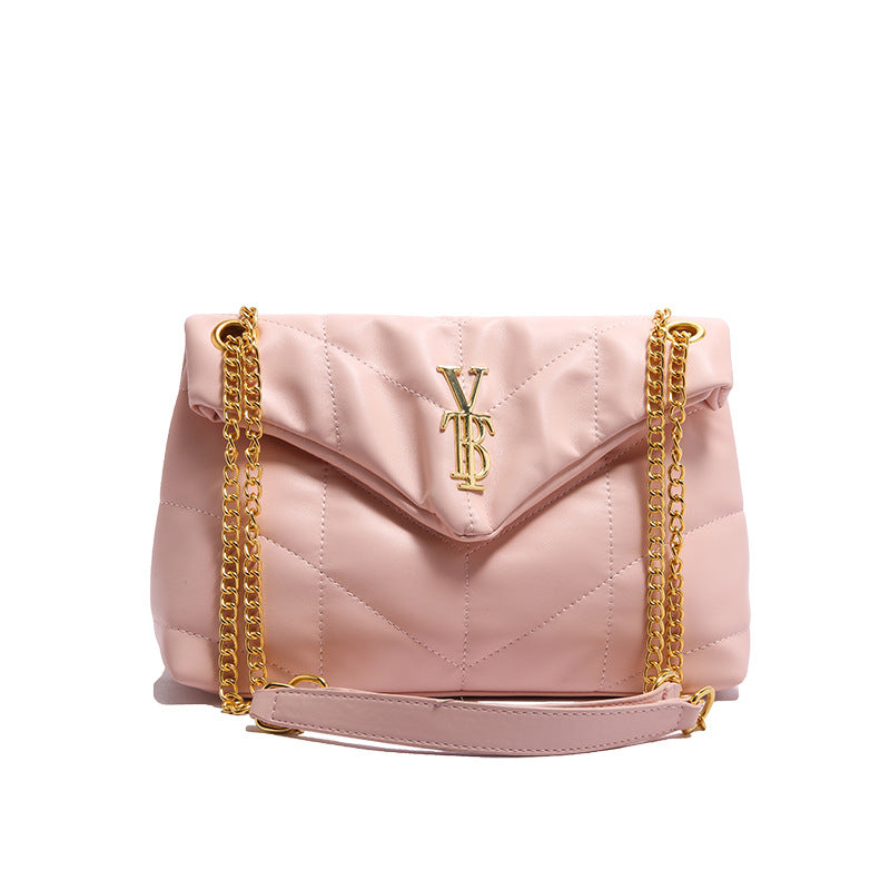 A bag women's fashion high sense Xin Yigeya new diamond chain cloud versatile ins celebrity style armpit bag