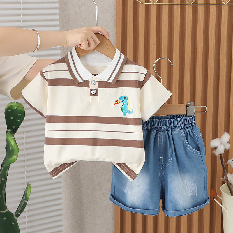 A Summer Boys Short Sleeve Suit