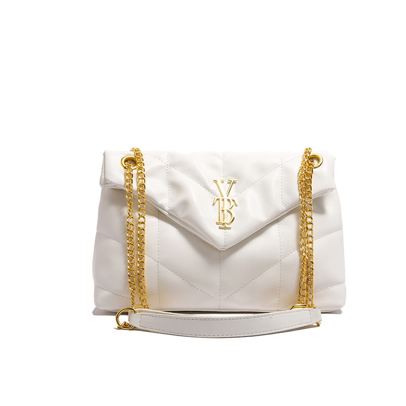 A bag women's fashion high sense Xin Yigeya new diamond chain cloud versatile ins celebrity style armpit bag