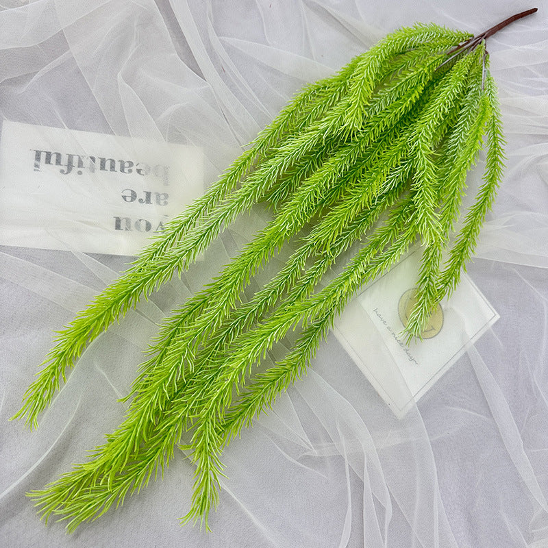 A houndstail hanging large shopping mall event decoration wedding plant wall decoration wall