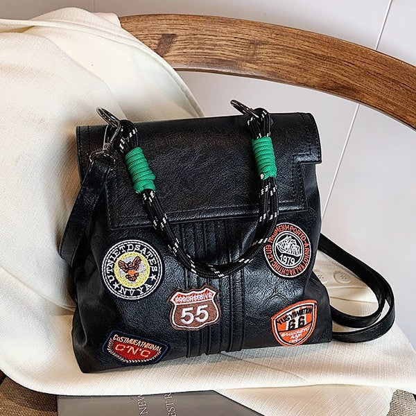 A pattern backpack