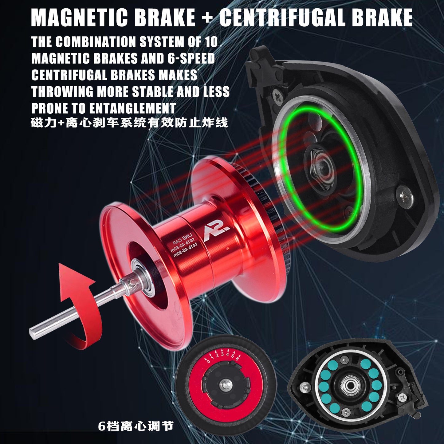A Distance Casting Lure Reel – Durable & Line-safe Design