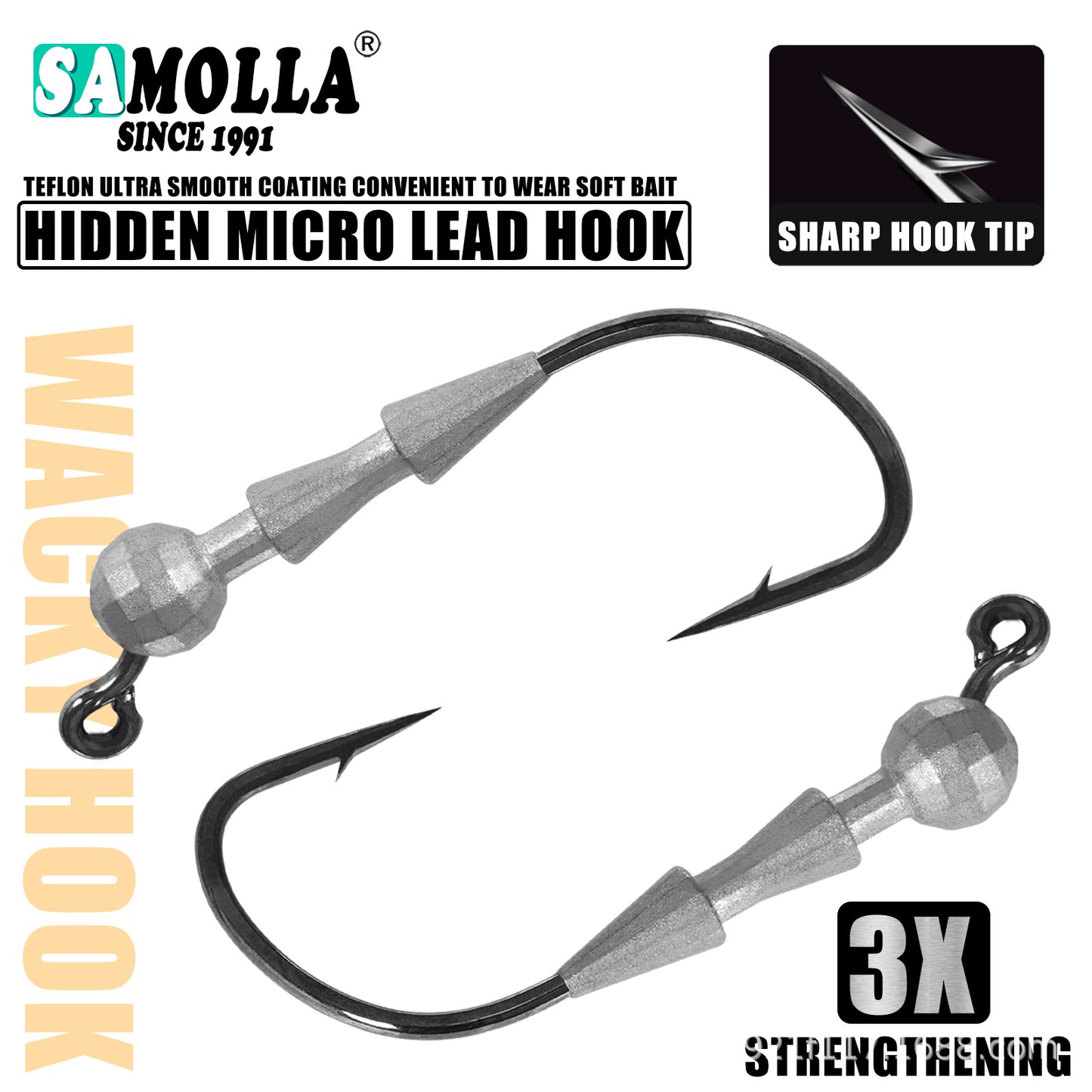 A Fire Bass Hooks for Bottom Fishing – Durable & Sharp