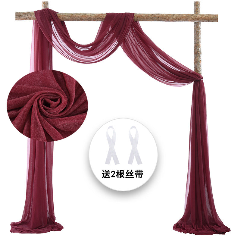 A outdoor curtain decoration