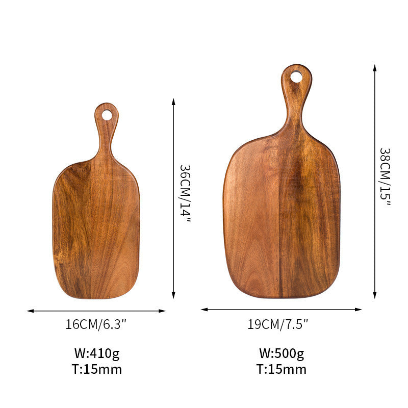 A Acacia wooden tray cutting board cutting board pizza steak creative fruit wooden breadboard kitchen