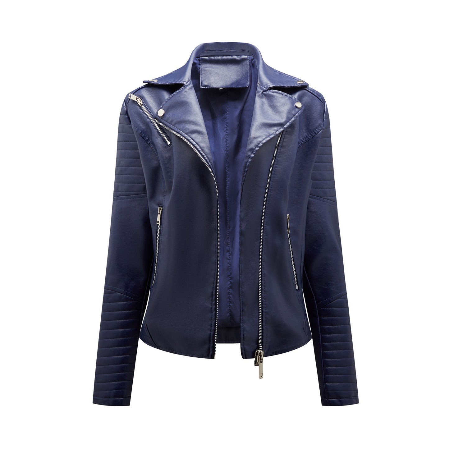 A women's leather jacket