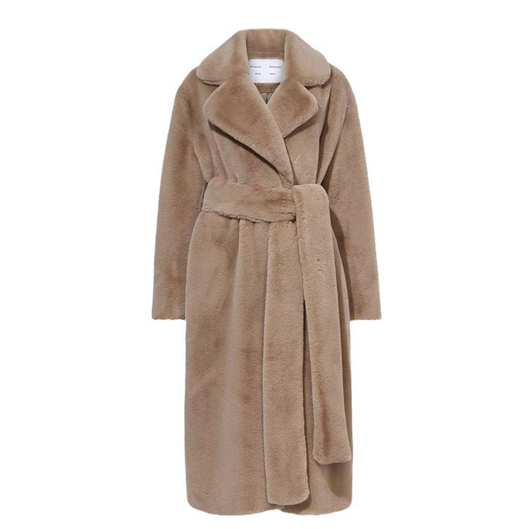 A faux fur jacket