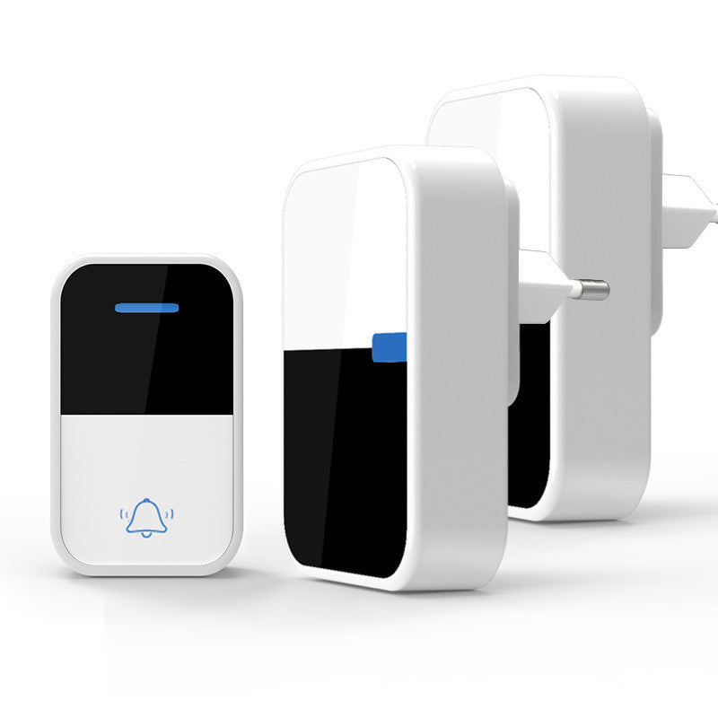 A new self-generating household wireless electronic doorbell four-level large volume waterproof wiring-free one-to-two electronic call