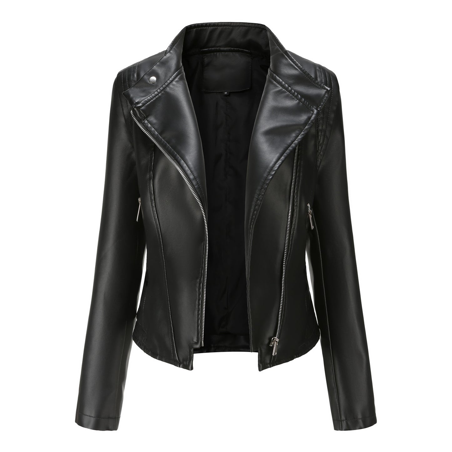 A Ladies PU Leather Jacket