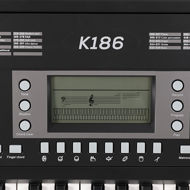 A English version of electronic organ