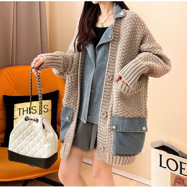 A sweater jacket