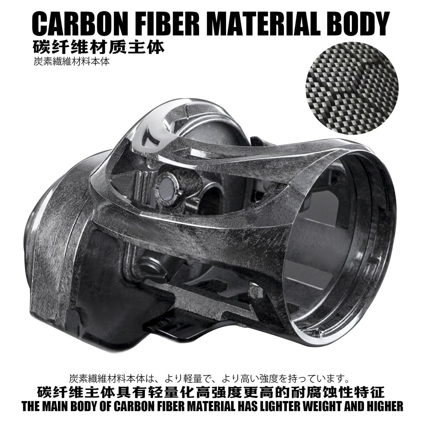A Carbon Fiber Baitcasting Reel – Long-cast, Lightweight & Durable