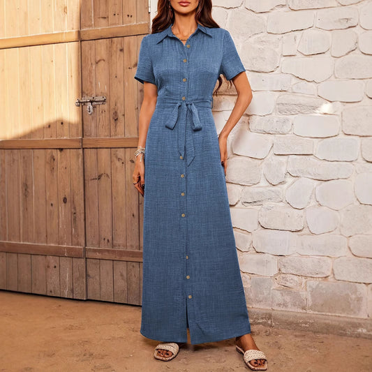 A lapel dress