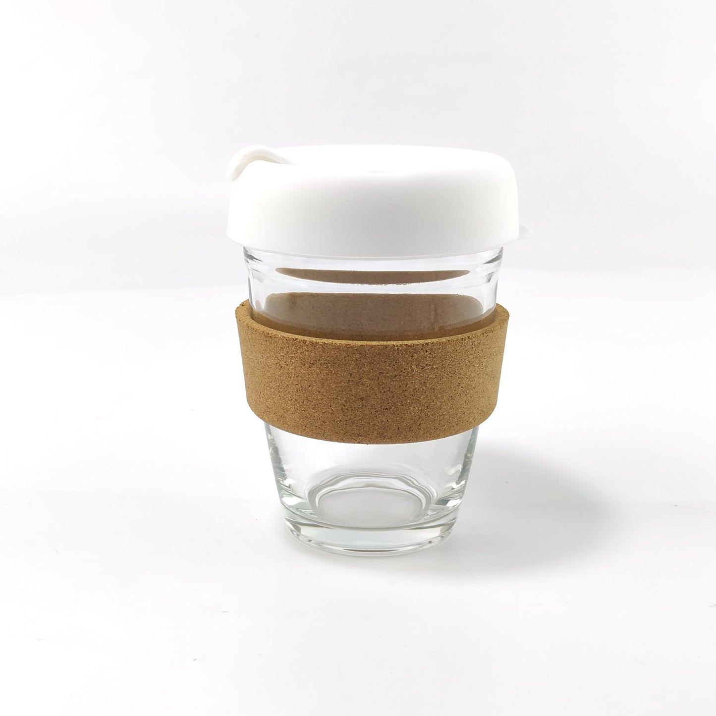 A American glass coffee cup, silicone cork water cup, heat-resistant glass with cup cover, anti-scalding and heat-insulating style teacup