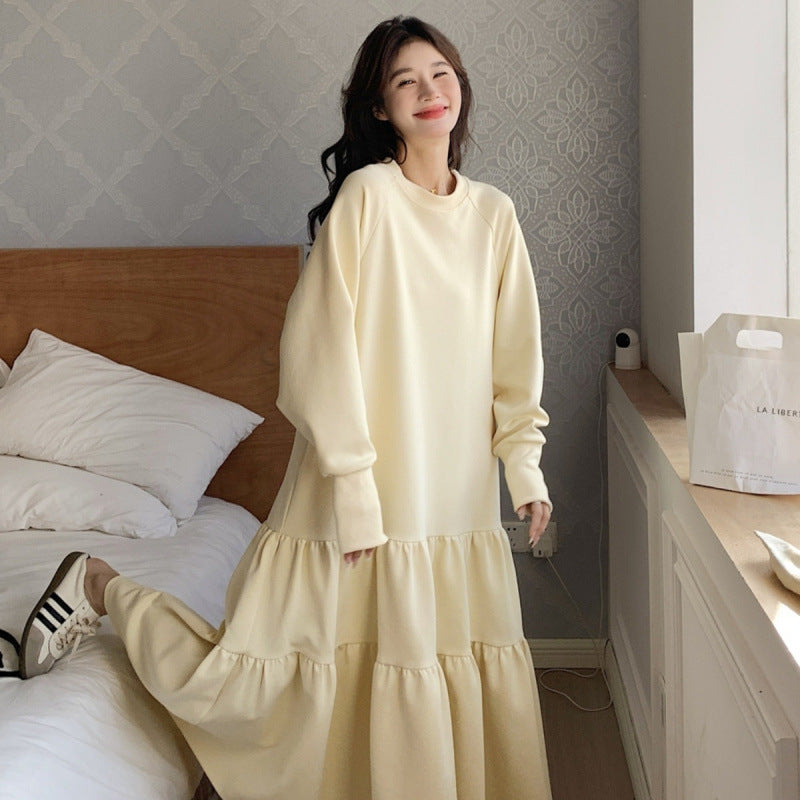 A sweater dress