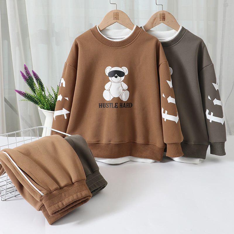 A children's suit sweater