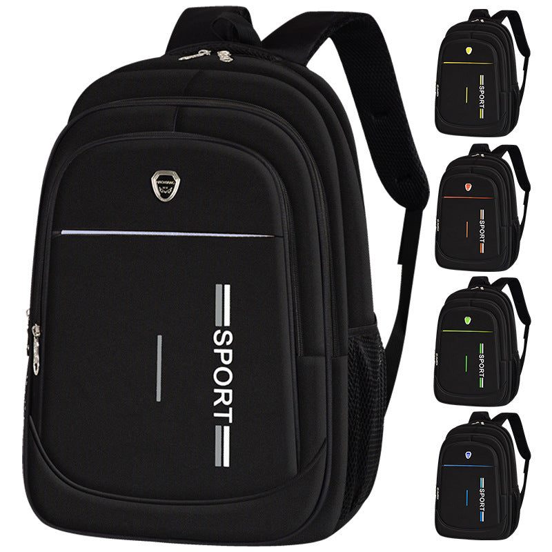 A male and female large-capacity junior high school student schoolbag outdoor travel computer backpack