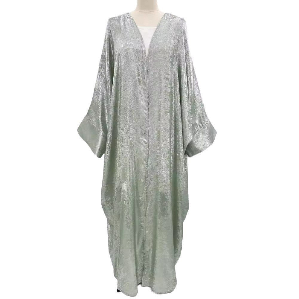 Women's clothing with Middle Eastern abaya Muslim bronzing robe - Mixbatch