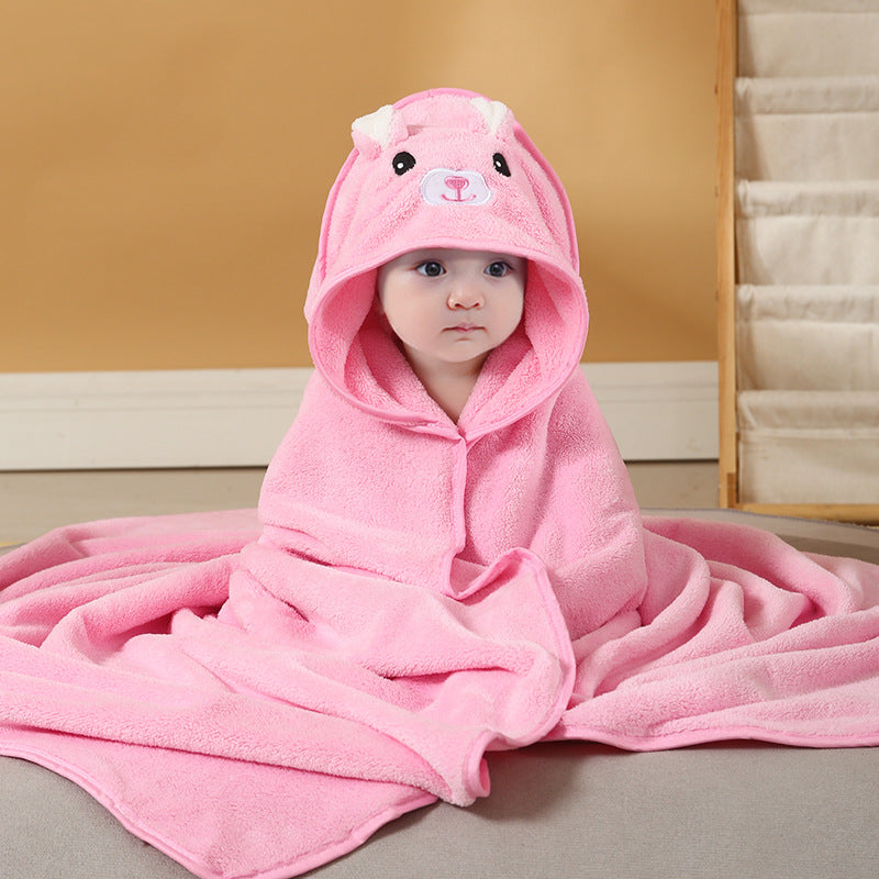 Baby holding a blanket bath towel 0.15kg any color mix Minimum purchase of 3 items - Mixbatch