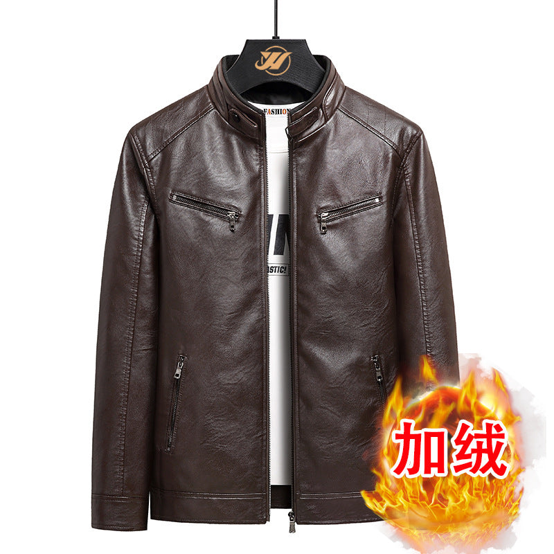 A leather jacket for men