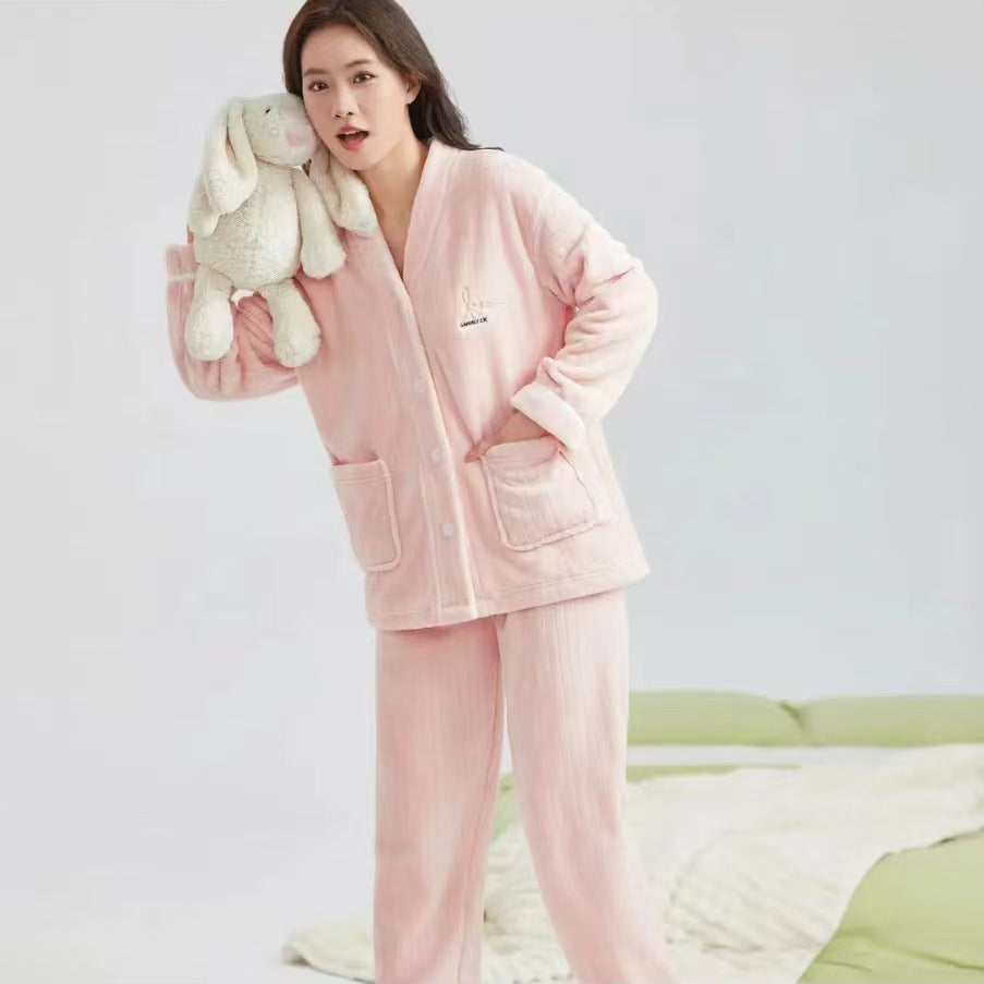 A thermal pajama set