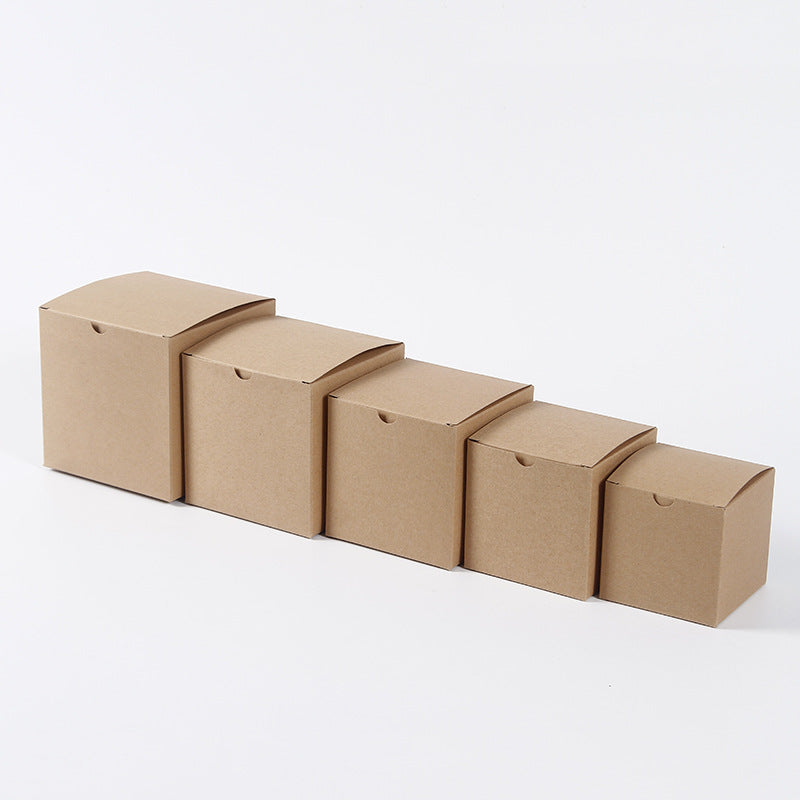 A wholesale kraft paper figure blind box empty box small doll gift box square carton white card toy packaging box moq: 50 pieces - Mixbatch