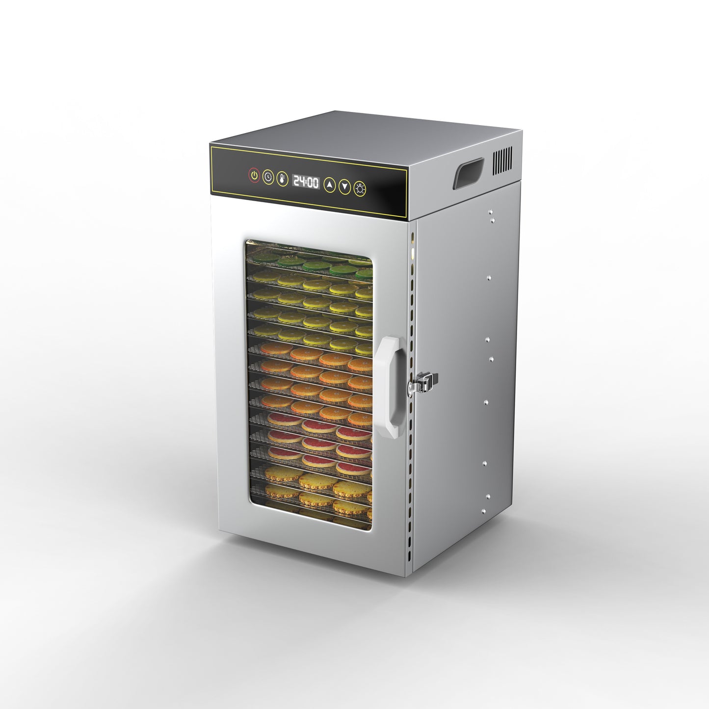 A 18-layer Stainless Steel Fruit, Vegetable and Meat Dryer