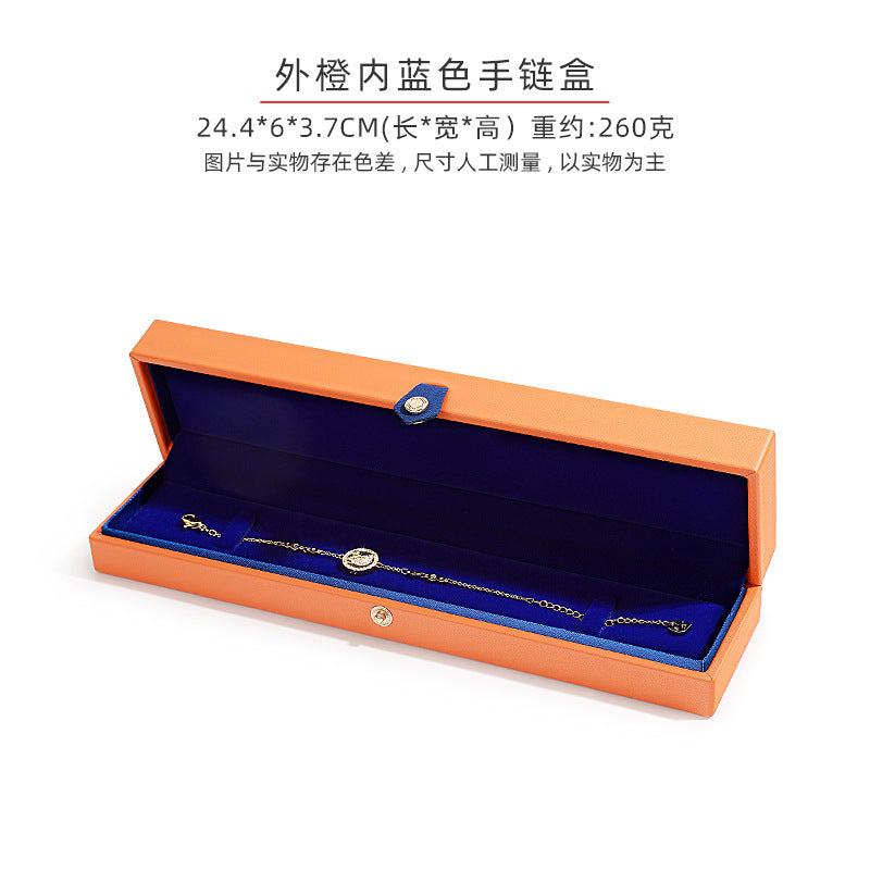 A PU leather jewelry box
