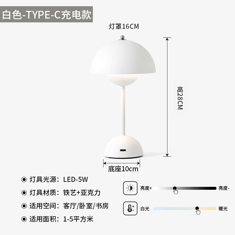 A USB charging lamp