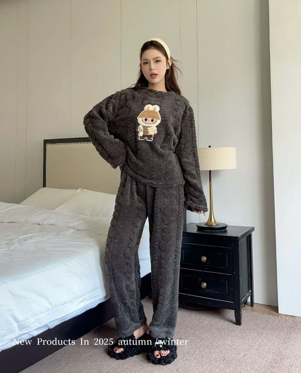 A thermal pajama set