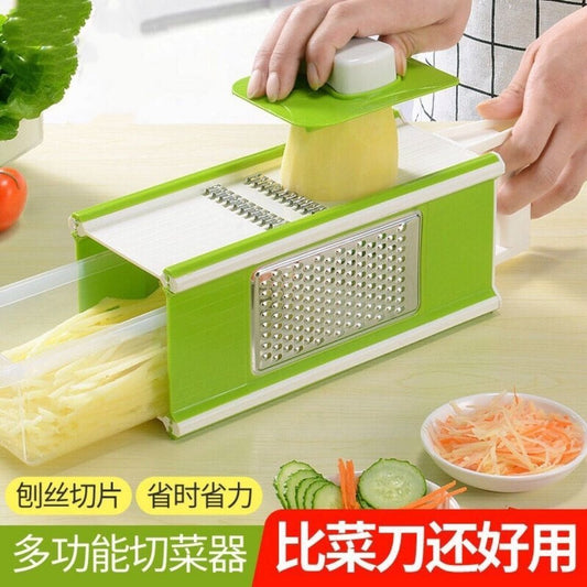 Multifunctional vegetable cutter, vegetable cutter, shredded artifact, grater, shredded potato cutter, shredded slice. - Mixbatch